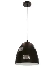 Czarna nowoczesna lampa wisząca z chromowanymi elementami - D151-Apos w sklepie o6i2u8y4t0z.info