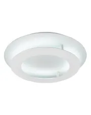 Biały okrągły plafon LED 50 cm - D156-Azalia w sklepie o6i2u8y4t0z.info
