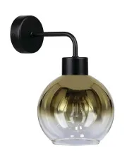 Zielony szklany kinkiet dymiony - D159-Vanes w sklepie o6i2u8y4t0z.info