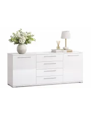 Biała nowoczesna komoda 150 cm - Wilhelm 17X w sklepie o6i2u8y4t0z.info