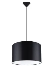 Czarna minimalistyczna lampa z abażurem - A654-Elseva w sklepie o6i2u8y4t0z.info