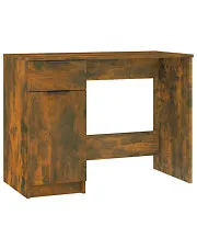 Minimalistyczne biurko retro w kolorze przydymionego dębu - Reves w sklepie o6i2u8y4t0z.info