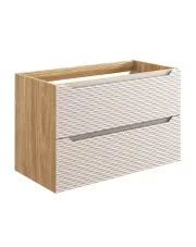 Beżowa szafka łazienkowa pod umywalkę - Cyrkonix 8X 90 cm w sklepie o6i2u8y4t0z.info