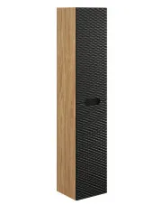 Czarny słupek łazienkowy z frontem 3D - Cyrkonix 4X w sklepie o6i2u8y4t0z.info