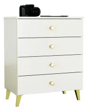 Kaszmirowa komoda w stylu glamour 4 szuflady - Adeks 5X w sklepie o6i2u8y4t0z.info