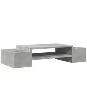 Nadstawka na biurko z podwójnymi przegródkami beton - Atenax w sklepie o6i2u8y4t0z.info