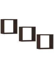 3 sztuki półek ściennych wenge - Cetus w sklepie o6i2u8y4t0z.info