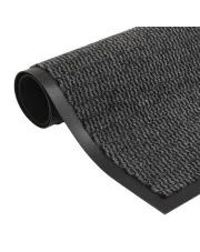 Antracytowa prostokątna wycieraczka przed drzwi 80 x 120 cm - L, 5X w sklepie o6i2u8y4t0z.info