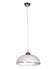 Biała lampa wisząca kuchenna - A790-Rosea w sklepie o6i2u8y4t0z.info