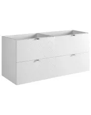 Biała podwójna szafka pod umywalkę 120 cm - Aploni 6X w sklepie o6i2u8y4t0z.info