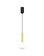 Pojedyncza czarna lampa wisząca loft - K567-Siverto w sklepie o6i2u8y4t0z.info