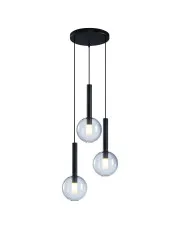 Czarna potrójna lampa wisząca - K577-Kornel w sklepie o6i2u8y4t0z.info