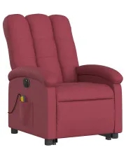 Czerwony rozkładany fotel z funkcją relax - Rosani w sklepie o6i2u8y4t0z.info
