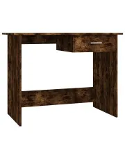 Młodzieżowe biurko z szufladą do nauki przydymiony dąb - Mirden w sklepie o6i2u8y4t0z.info