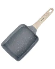 Szara prostokątna patelnia do omletów - Nives 6X w sklepie o6i2u8y4t0z.info