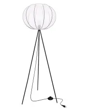 Biała nowoczesna lampa podłogowa z abażurem -  D199-Erga w sklepie o6i2u8y4t0z.info