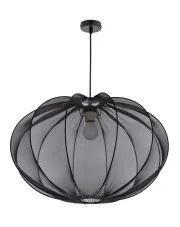 Czarna lampa wisząca z abażurem 52 cm - D198-Erga w sklepie o6i2u8y4t0z.info