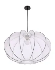 Biała lampa wisząca z abażurem - D197-Erga w sklepie o6i2u8y4t0z.info