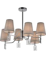Sześcioramienny żyrandol z eleganckimi zawieszkami - V196-Anix w sklepie o6i2u8y4t0z.info