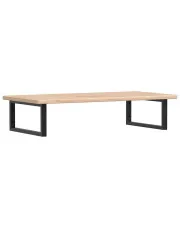 Naturalne drewno półka 100x50 czarne uchwyty - Bafo w sklepie o6i2u8y4t0z.info