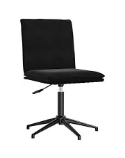 Eleganckie krzesło jadalniane czarne - Villosa w sklepie o6i2u8y4t0z.info