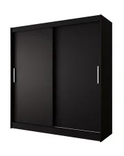Czarna nowoczesna szafa przesuwna - Kaliope 3X w sklepie o6i2u8y4t0z.info