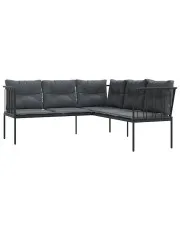 Sofa ogrodowa z antracytowymi poduszkami - Niwa w sklepie o6i2u8y4t0z.info