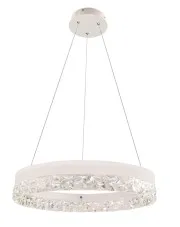 Kryształowa biała lampa wisząca w stylu glamour - M099-Shaoli w sklepie o6i2u8y4t0z.info
