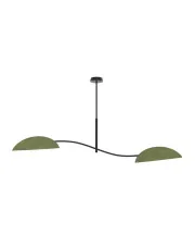 Dwuramienna zielona lampa wisząca - M129-Urdom w sklepie o6i2u8y4t0z.info