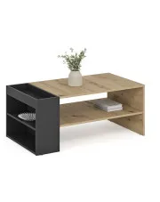 Ława kawowa dąb artisan + czarny - Nespirja w sklepie o6i2u8y4t0z.info