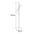 Rysunek techniczny Lampy podłogowej J006 Rusto