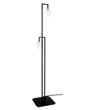 Czarno-transparentna lampa stojąca - J011-Ernesto w sklepie o6i2u8y4t0z.info