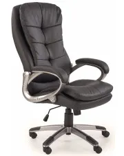 Czarny gabinetowy fotel obrotowy - Triston w sklepie o6i2u8y4t0z.info