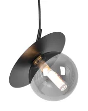 Czarna lampa z okrągłym kloszem - J037-Sheldo w sklepie o6i2u8y4t0z.info