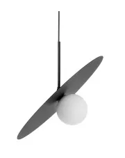 Biało-czarna nowoczesna lampa wisząca - J039-Sheldo w sklepie o6i2u8y4t0z.info