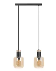 Beżowa wisząca z podwójnym kloszem lampa - J080-Alear w sklepie o6i2u8y4t0z.info