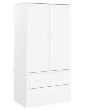 Biała klasyczna drewniana szafa - Mavitz w sklepie o6i2u8y4t0z.info