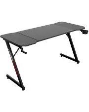 Czarne biurko gamingowe 140 cm - Galla w sklepie o6i2u8y4t0z.info