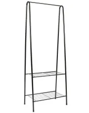 Czarny minimalistyczny wieszak na ubrania -  Emexo w sklepie o6i2u8y4t0z.info