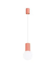 Brzoskwiniowa pojedyncza lampa wisząca - K599-Buble w sklepie o6i2u8y4t0z.info