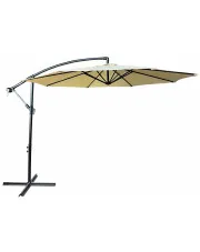 Beżowy parasol ogrodowy na wysięgniku - Sunbrella w sklepie o6i2u8y4t0z.info