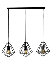 Czarna potrójna lampa wisząca - J100-Latimo w sklepie o6i2u8y4t0z.info