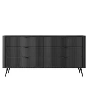 Czarna  komoda z szufladami - Nook 4X w sklepie o6i2u8y4t0z.info