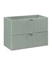 Szałwiowa szafka pod umywalkę z szufladami - Selmira 3X 80 cm w sklepie o6i2u8y4t0z.info