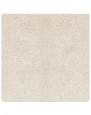 Kremowy minimalistyczny dywan pluszowy 120x120 - Pulsino 5X w sklepie o6i2u8y4t0z.info