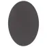 Antracytowy gruby dywan 120x170 owalny - Azurio 3X