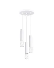 Biała nowoczesna lampa wisząca z trzema tubami - J125-Floride w sklepie o6i2u8y4t0z.info