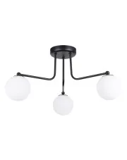 Czarna lampa sufitowa z 3 kloszami - J114-Ana w sklepie o6i2u8y4t0z.info