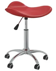 Obrotowy taboret regulowany czerwone wino - Movo w sklepie o6i2u8y4t0z.info