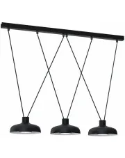 Czarna loftowa lampa wisząca led - K610-Segro w sklepie o6i2u8y4t0z.info